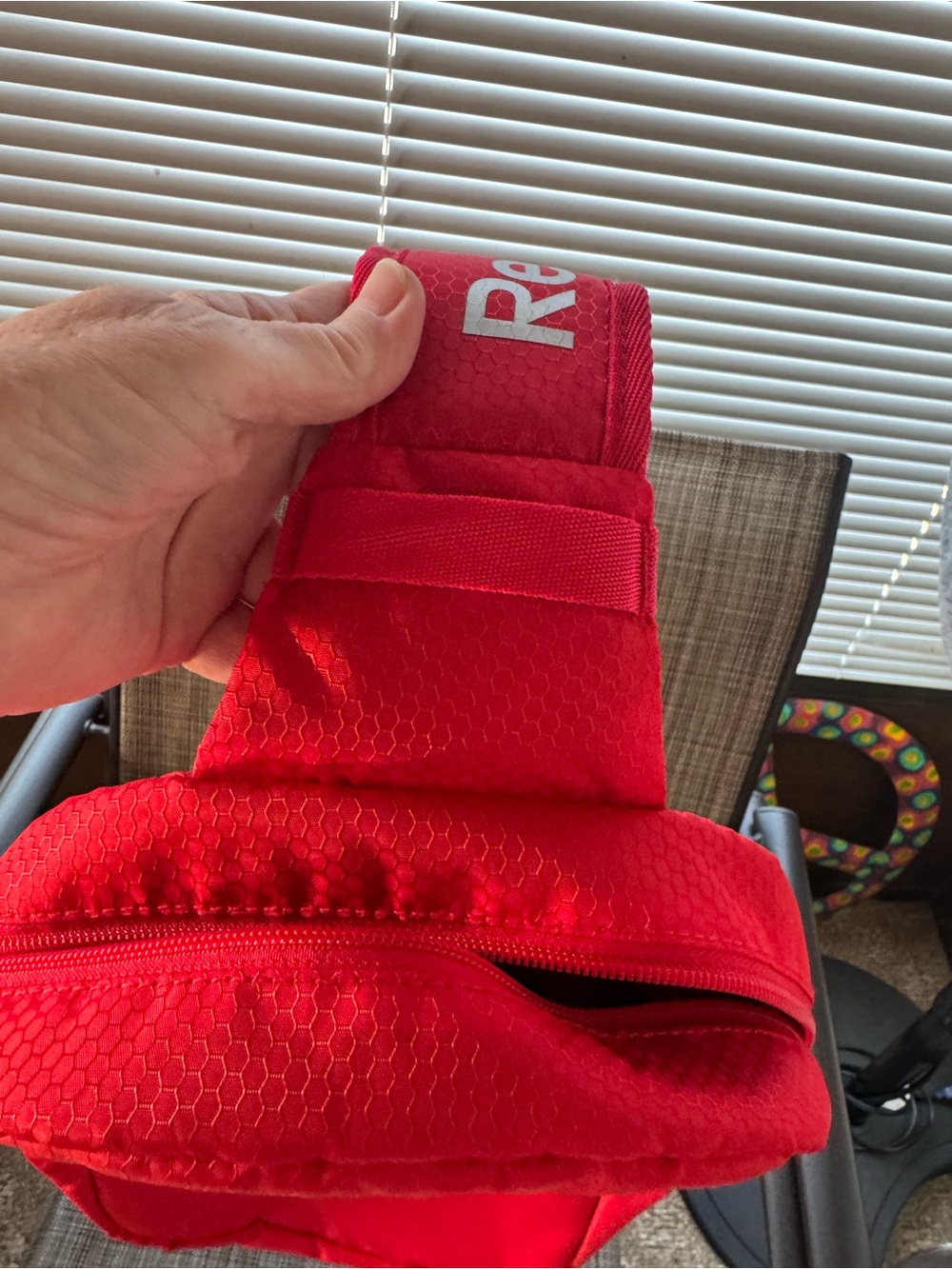 Reebok Sling Mini Backpack Red & White - Picture 2 of 16